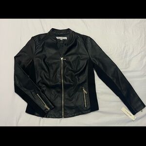 NWT Kenneth Cole Faux Leather Women’s jacket